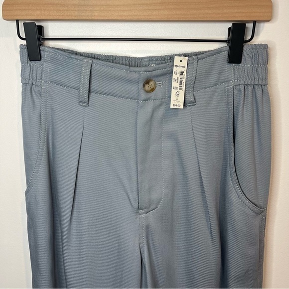 NWT | Womens | Madewell Drapeweave Neale Straight Leg Pants | Size 0 - Picture 8 of 11